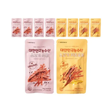 대한민국농수산 소고기육포 5개 + 소고기 치즈육포 5개