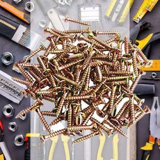 피스 3.5mm 천연색 소포장 못 데크 타공 액자걸이 합판 나사, 3_5X42_천연색_25개입, 1개