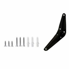 요비월드 삼각 브라켓 나사포함 7.5x10 벽선반브라켓 벽선반대 선반지지대, 화이트