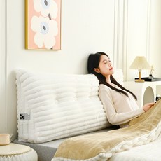 소하임 버니블룸 헤드쿠션, 화이트 화이트