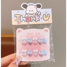 어린이 네일아트 젤 네일팁 간편한 키즈 손톱 네일아트 여아 생일선물, 시나모롤, 1개