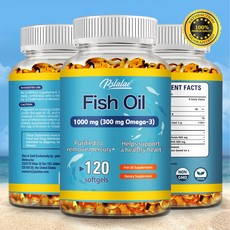 Pslalae 魚油 1000mg (300mg Omega-3) 120粒軟膠囊, 240組