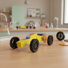 태양광 몬스터트럭 각도조절 태양광셀 미니카 솔라에너지 광전효과 실험 조립키트 과학교구