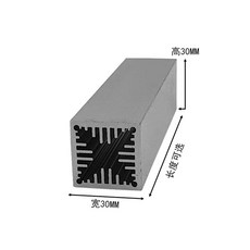 고출력 풍동 방열판 알루미늄 프로파일 라디에이터에 적합, [00] Width 30   Height 30, [00] Length 40MM