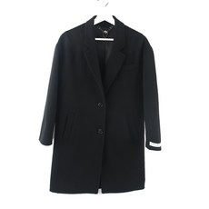 L / 여성 블랙 울 혼방 겨울 여성 중고 코트 / P017 -115, 1개, 사진참고