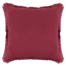 [ 1093142 ] 홈 데코/디자인용 장식용 플레인 쿠션 커버 실내용 농가 스타일 햄튼 해안 보헤미안 클래식 스타일 (마룬 60x60cm), Maroon