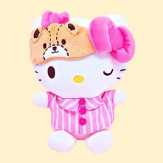 [백화점출고] 산리오 헬로키티 꿀잠 인형 캐릭터 굿즈 친구 조카 선물 25cm, 헬로키티(25cm꿀잠)