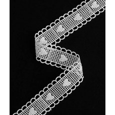 퀼트스타 하트팝 케미컬레이스_화이트, 1개, 화이트