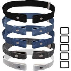 골프 벨트 허리띠 악세사리 베카노 여성용 버클 스트레치 없음 청바지 바지 남성용 탄성 허리 최대 72인치 조절 가능한 신축성 버클리스 보이지 않는 프리 여성 남성