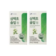 오비렌 삼백초 솔잎 추출물 99%, 2개, 60정