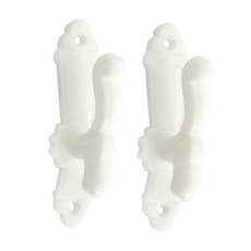 유럽풍디자인 커튼부자재 라이프 커튼 후사고리(화이트2p) 끈고정 정리 다용도걸이, 본상품