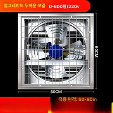 대형 배기팬 강풍기 양계장 축사 셔터형 덕트 선풍기 T 프레임 400/380v, 600 220V 직결
