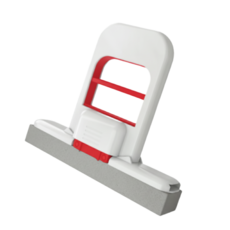 루맨조이 클린쏙 쓱싹 미니 스펀지걸레, 레드+화이트, 1개