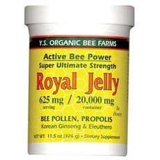Y.S 에코비팜 울트라 메가 로얄 젤리 20000mg 326g 1개 Y.S. Eco Bee Farms Ultra Mega Strength Royal Jelly