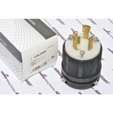 美國 COOPER CWL530P 30A 125V NEMA L5-30P Twist-Lock 防鬆插頭, 1個
