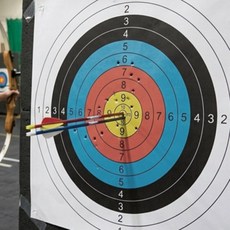 플로렌 사격 과녁 연습종이 10p 활과녁판, 40풀링