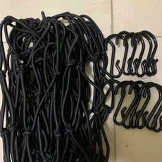 루프랙 그물망 자동차 루프탑 탄력 선반 차량용 지붕 밧줄, 1개, C2 130 x 110 강철 6mm