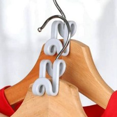 해피피크 5단 도어 후크 옷걸이거치대, 화이트