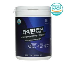 밀팜 타이탄 BCAA 보충제 딜, 1세트, 500g