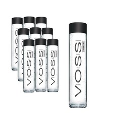 보스 아티시안 스파클링 워터 유리병 375ml 9개 VOSS Sparkling Water from Norway