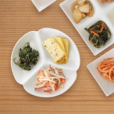 모리다인 클로버 3구 나눔접시, 1개