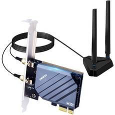 FENVi WiFi 7 PCIe 카드 BE8800-8800Mbps 트라이밴드 게이밍 네트워크 어댑터 Windows 톱용 QCNCM865 칩 블루투스 5.3 인텔AMD 마더보드와
