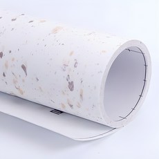 SHEETMORI 水磨石無氣泡貼膜 SM430, 白色