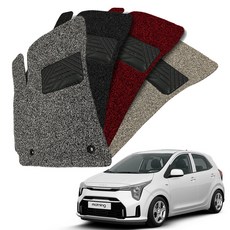 카림 자동차 확장형 운전석 모닝 코일매트, 블랙, KI04_올뉴모닝오르간페달(11년~17년1월)