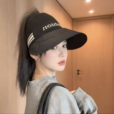 여름 여성용 넓은 챙 모자