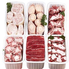 정품추천/명절선물/특-소한마리 보신 종합세트 9kg/보양식/사골/우족/꼬리반골/소뼈/갈비뼈/사태/설선물/추석, 1개