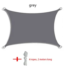 야외 캠핑 항해 파티오 텐트 천막 해변 정원 차양 파라솔 방수 수영장 그늘막, gray