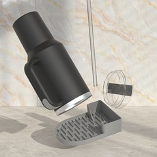 물때 걱정 없는 건조대 텀블러 전용 거치대, 1개, 그레이