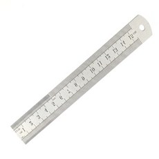 사무용 철 자 15cm 스틸 측정자