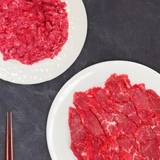 한우1+ 육회/육사시미 뭉티기 생고기, 1개, 150g