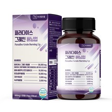 더건강드림 파라다이스 그레인 버닝업 알파CD 600mg, 1개, 120정