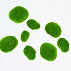 인조잔디돌 인조 이끼돌 세트 미니어처 이끼 장식, 1개