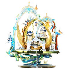 妖精城堡 3D立體拼圖 YM-N121A, 139件, 混合色, 1個