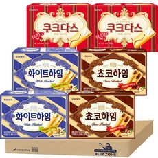 [블루존] 달달한 소소 B세트 (쿠크다스77g+쵸코하임47g+화이트하임47g) x2, 1개