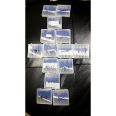 3.175mm 雕刻刀具組 平底尖刀系列 多角度設計 每盒10支, 詳見包裝