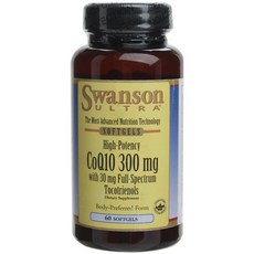 Swanson 斯旺森 輔酶Q10軟膠囊含生育三烯酚, 60入, 1個, 60顆
