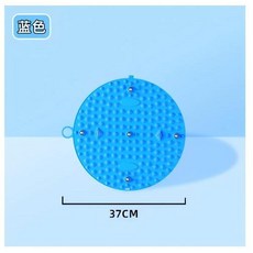 圓形指壓板 腳底按摩 磁力指壓板, 37CM-5大磁石通經-藍, 1個