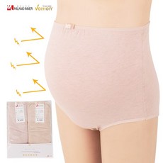 밀라노X볼트론 전자파 완화 기능성 임산부팬티 임부속옷 MP7001 2매1세트, 1개