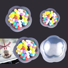 투명반구 PVC 꽃 반구 (중)-10개 스노우볼 만들기, 없음, 본상품선택