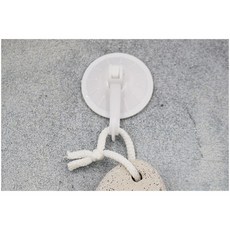 욕실 주방 벽면 소품 걸이 흡착식 고리후크 2개