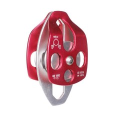 케이블 도르래 바퀴 고정 풀러 베어링 대형 전선 강철, 레드