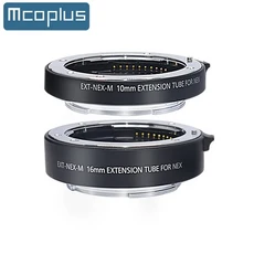 Mcoplus-소니 E 마운트 확장 튜브 링 금속 자동 초점 매크로 10mm A7 A6000 nex 5 용, 02 10mm 16mm