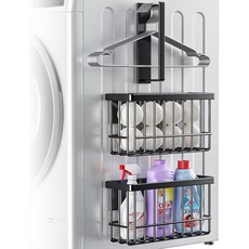 포켓포 마그네틱 건조기 볼 홀더 행거 바구니 보푸라기 상자 세탁실 냉장고 보관 정리 도구 설치 금지