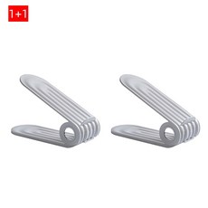 신발 정리대 공용 1+1, 그레이, 2개