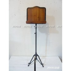 House傢飾館 木製鍛鐵琴譜架/樂譜架/餐廳MENU架 - 限量款, 1個