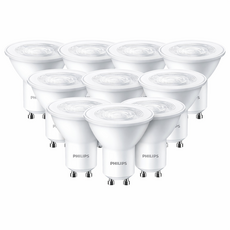 필립스 GU10 LED 4.5W 주백색 4000K 스팟램프, 10개
